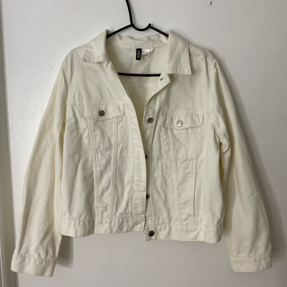 white denim / jean jacket